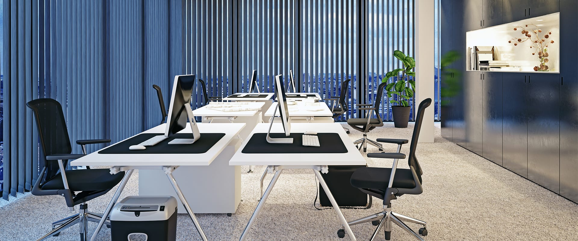 Stores pour bureaux modernes
